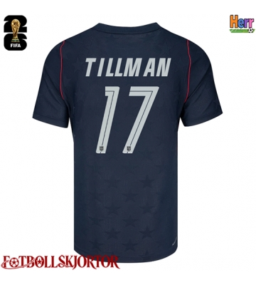 Förenta stater Malik Tillman #17 Bortatröja VM 2026 Kortärmad